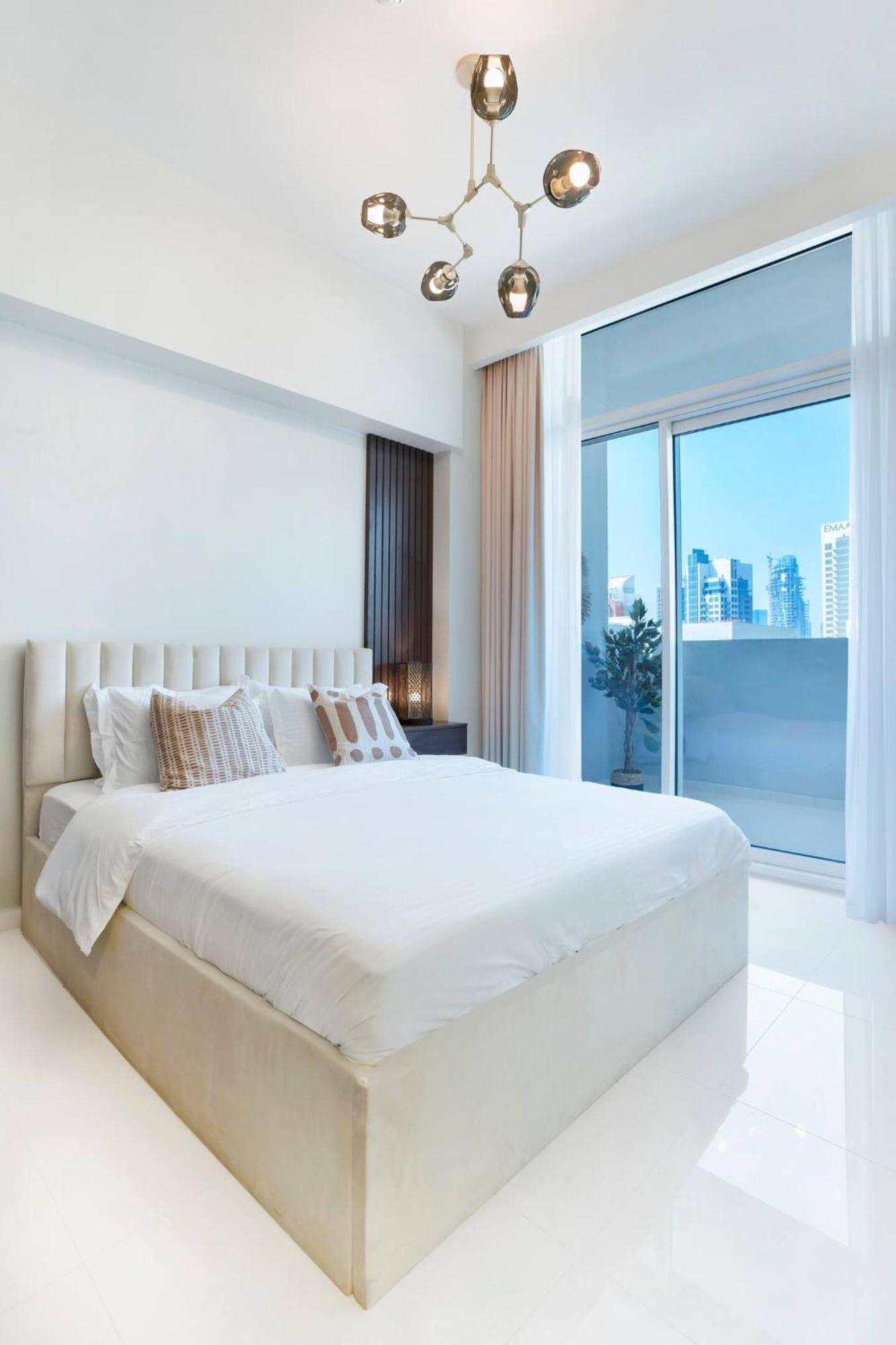 迪拜5-Star Burj Khalifa View In Boho With Pool & Gym!公寓 外观 照片